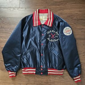 Vintage DeLong Sportswear Jacket Mens Extra Large Softball Champions 80s